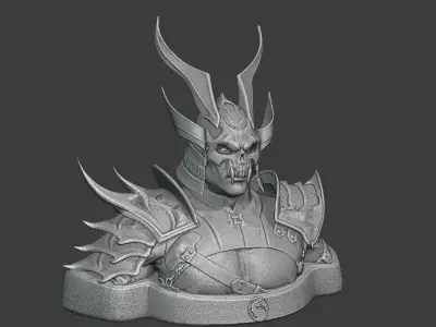 Bust of Shao Khan 3D print model