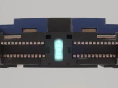 Retro Sci-Fi Data Cartridge Low-poly 3D model