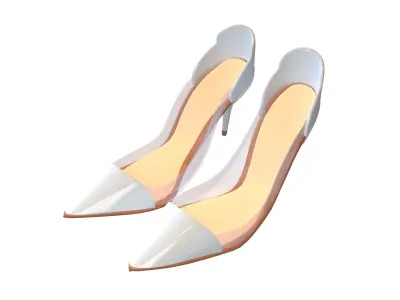 High Heel Pack 02 Low-poly 3D model