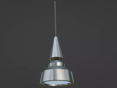 Hanging Overhead Light Free low-poly 3D model