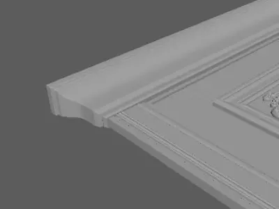 door High quality 3d models for processing on a cnc machine 3D model