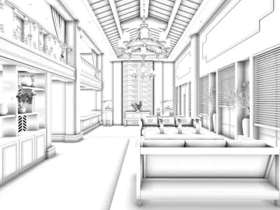 Business - Food Beverage -0132 3D model