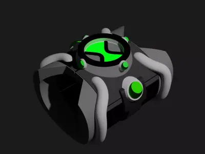 omnitrix Low-poly 3D model