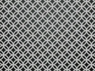 Silver Perforated Circle Brass PBR Seamless Texture