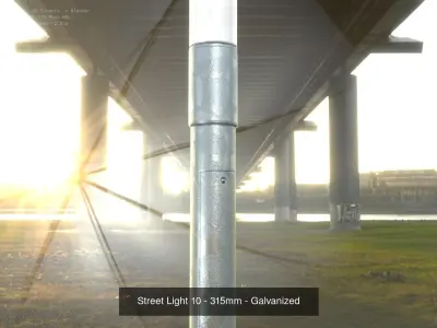 Galvanized Street Light Package 10