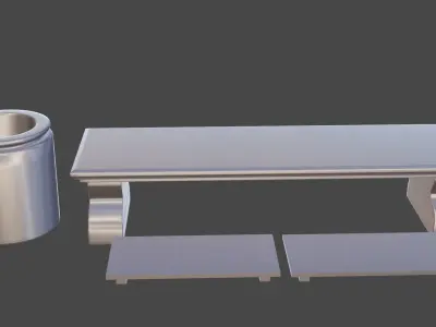 3D MODEL EUROPEAN BENCH 3D model