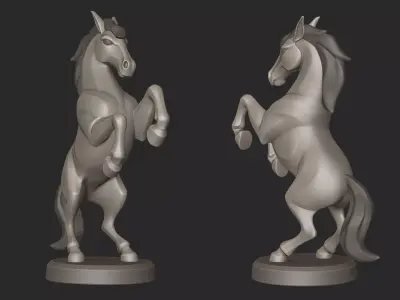 Stylized Horse  3D print model