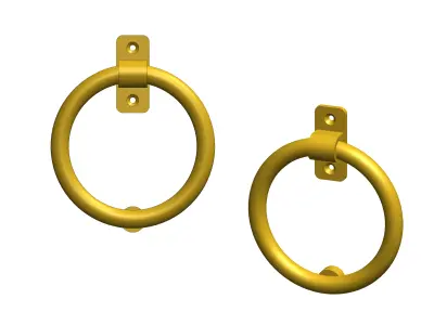Solidworks Brass Door Knocker 3D model