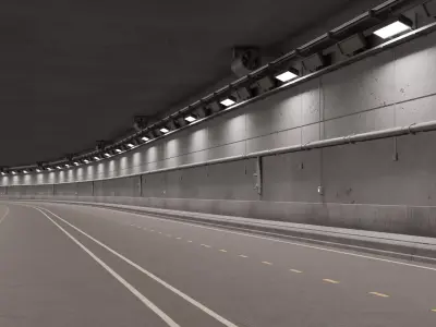 modular road tunnel 3D model