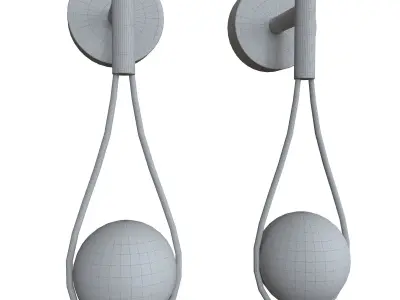 wall lights 3D model get