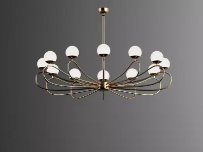 Ceiling light 3D model 82