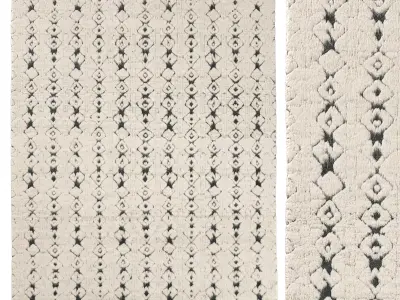  ANUSHA WOOL RUG b 3D model