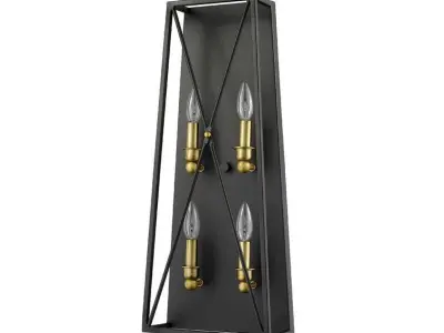 Tolya Light Dimmable Flush Mounted Sconce - 2 Colour 3D model