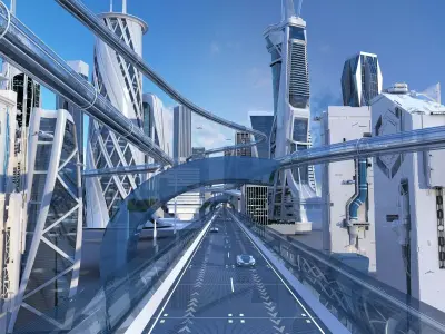 Future City 01 3D model
