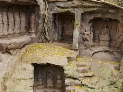 Deity Statue Sculpture42 3D model