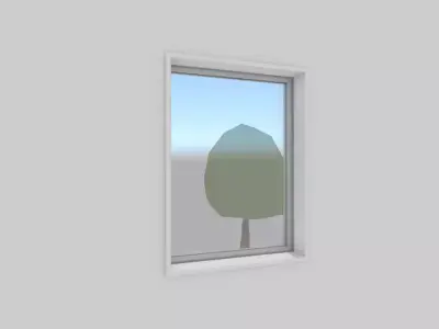 Japanese Window FIX  3D model