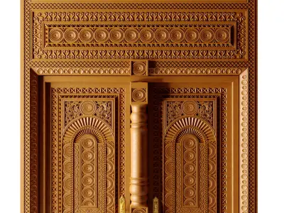 Classic Door N02 3D model