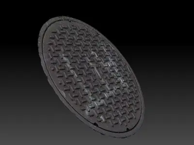 ATT Manhole Cover 3D model