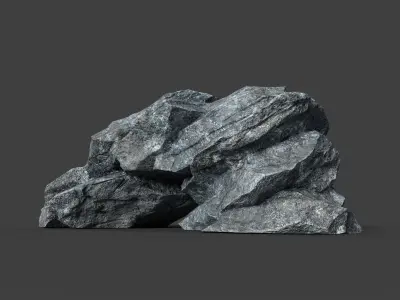 Rock 5-6 Low-poly 3D model