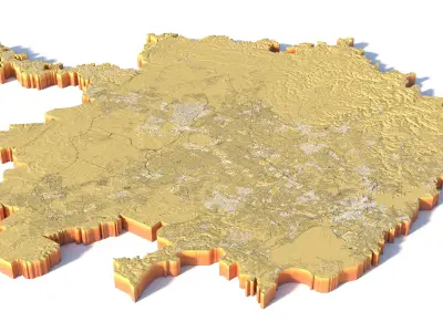 Sydney City in Australia 3D model