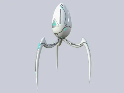 Alien troop Low-poly 3D model purchase