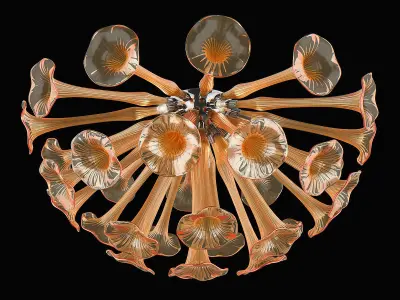 89109x Bardano Lightstar Ceiling Lamp 3D model