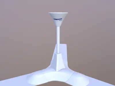 Luminous fan 3D model