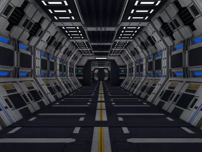 Sci Fi Interior 3D model