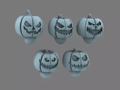 Pumpkin Lords V10K Jack-O-Lantern Helmets 3D print model