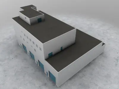 LXGB Storage 1 Low-poly 3D model