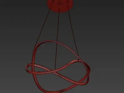Draughn LED Novelty Chandelier 3D model