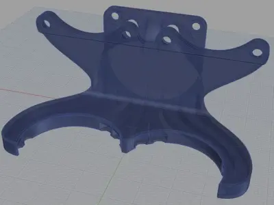 Replicator 2X Cooling Fan Duct Free 3D print model