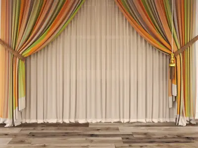curtain vol1 3D model