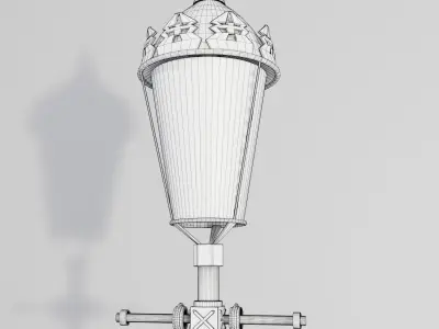 london street light 3D model