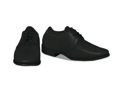 Men Trousers Sweater Dickybow Shoes Outfit Low-poly 3D model