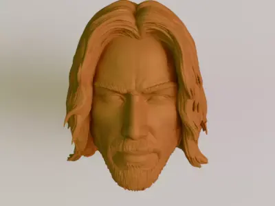 head JOHN WICK 3D model