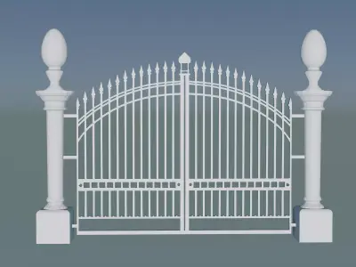 Classic Gate Door 3D print model