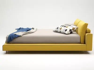 Owen modern bed 3D model