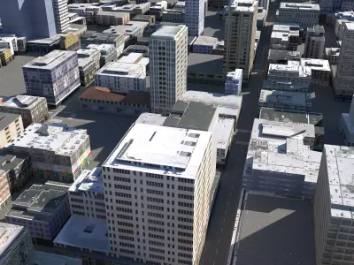 City 113 Low-poly 3D model