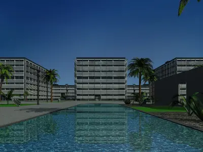 Park Avenue set I 3D model