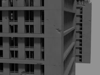 Apocalypse Destroyed City models 3D model