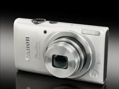 Canon PowerShot Elph 130 Is compact digital camera Low-poly 3D model