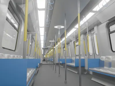 MTR train  3D model