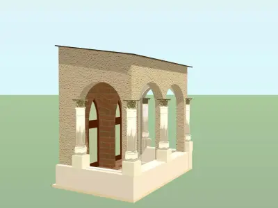 Balcon 1 Architecture houses and accessories 3D model