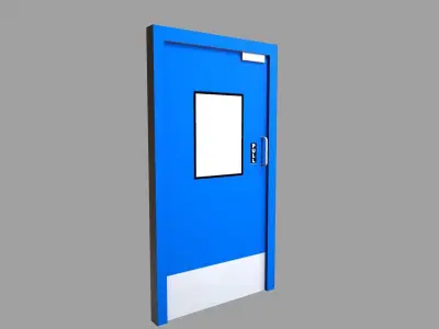 Door 3D Model Low-poly 3D model
