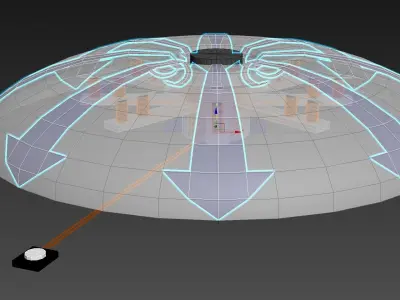 UHF - Deca-Hexa Doorbell - Concept 3D model
