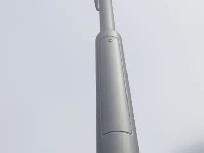 Street Light 12 Pole 3 Version 4 Low-poly 3D model