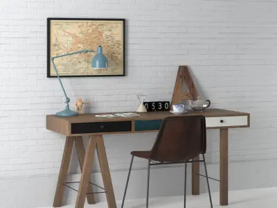 Archmodels vol 149 - modern office furniture and gadget 3D model