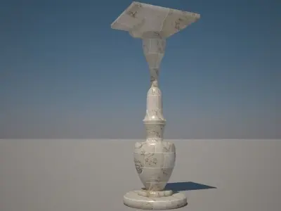 Architectural Railing 1 Free 3D model