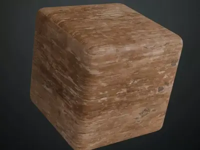 Stylized Viking Spike Palisade Wood PBR Seamless Texture